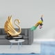 thumbnail image 2 of Figura de cisne, estatua de , escultura de resina, adorno artístico, centro de mesa, adecuado para bodas, fiestas, regalos, decoración del ho, 2 of 8