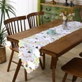 thumbnail image 3 of Easter Egg Rabbit Lace Embroidered Place Table Runner Mat Lace Cutout Dining Table Placemat for Dining Room, Kitchen Decoration, 3 of 6