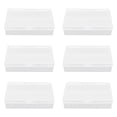 thumbnail image 1 of MasteelfCA 6 Pcs Petites Boîtes de Rangement pour Cartes Conteneur Délicat Transparent, 1 of 8