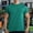 Green, variant on Men's Athletic Shirts, Workout T-Shirts with Moisture-Wicking Fabric, Breathable Sport Tops for Gym and Casual Wear