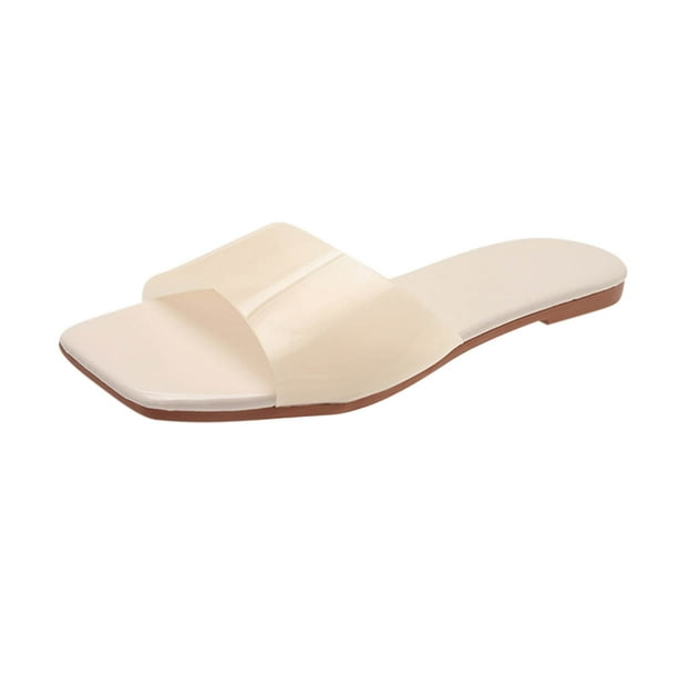 Amzcrzy Zapatos de mujer,Zapatos de mujer,Zapatillas de mujer, Sandalias planas de mujer, sandalias de playa para mujer, zapatillas casuales antideslizantes de verano Sandalias Mujer Zapatillas De Ca