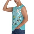 thumbnail image 3 of Kdxio Travelling on Airplane for Men's Muscle T-shirt,Sleeveless for Workout Running Athletic Gym Lounge Casual, 3 of 7