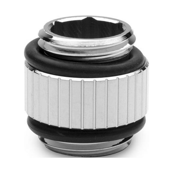 EKWB EK-Quantum Torque Micro Male to Male Extender Fitting, 7mm, Nickel, 2-pack