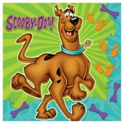 Mystery Party Luncheon Napkins - 6.5" x 6.5" 16 Count, Vibrant Paper Napkins for Themed Events, Colorful Scooby-Doo Design, Fun and Festive Touch