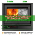 thumbnail image 7 of TRINGKY Magnetic Fireplace Draft Stopper Set of 2 Energy Saving Fireplace, 7 of 7