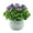 Purple, variant on SPRING PARK Artificial Mini Potted Plants Plastic Faux Bonsai Plants for Bathroom Home Office Desk Decorations