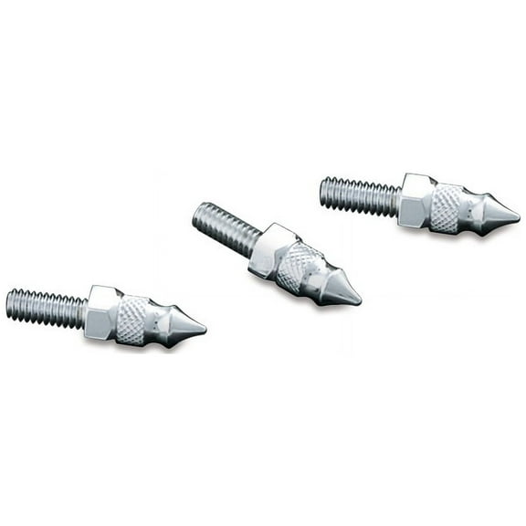 Kuryakyn Windshield Mounting Spikes for '96-'13 Batwing Fairing, Chrome
