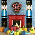 thumbnail image 6 of D-GROEE 1 Pair Nutcracker Christmas Porch Banner Decorations, Christmas Porch Sign Xman Hanging Banner for Wall Front Outside Door Indoor Yard Home Holiday Party Porch Garden Decor, 6 of 8