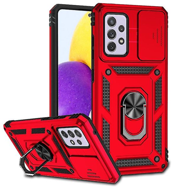Funda deslizante con soporte para cámara para Samsung Galaxy A72 5g/4g