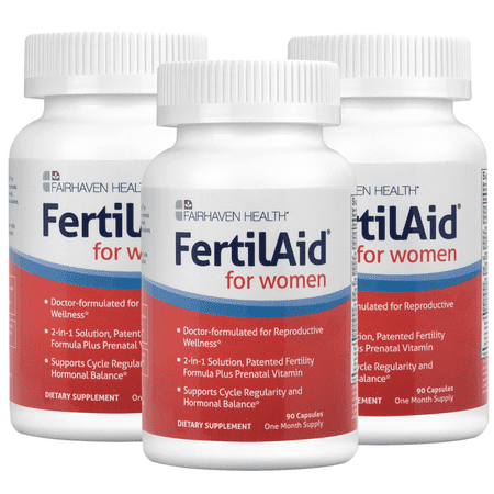 FertilAid for Women - Female Fertility Supplements - 3 Month Supply