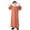 Orange, variant on Boys Jubba Thobe, Arabia Clothing, Fashion Boy’s Long Sleeves Kids Robe for 4-5 Years