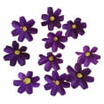 thumbnail image 4 of 10 flores artificiales de margaritas realistas, ideales para decorar tu hogar o escenario. Púrpura, 4 of 9