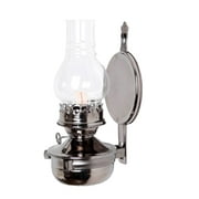 Lehman's Woodshed Wall Mount Oil Lamp, 20 Ounce Oil or Kerosene Fuel Lantern with Removable Reflector for Wall or Table, 3/4 Inch Wick, Indoor Use