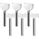 thumbnail image 1 of Juego de exprimidor de pasta de dientes de metal de acero inoxidable, 6 piezas, rodillo para cremas en tubo, ayuda doméstica para gel para el cabello y crema de manos, colorido, 1 of 7