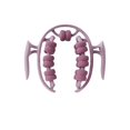 thumbnail image 1 of LPSSTORE 26 Rouleaux Pétrissage Profond pour Relaxation Musculaire & Circulation Design Enveloppant 360° Haute Élasticité Silencieux & Portable pour Maison, 1 of 6