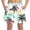 Multicolorâ‘¢, variant on Boys Bermuda Summer Loose Athletic Print Elastic Drawstring Waist Quick Dry Breathable Beach Surf Swim Shorts with Side Pockets