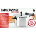 Farberware 6Quart Aluminum Stovetop Pressure Cooker, 15 PSI