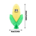 thumbnail image 3 of Catnip Plush Corn Pet Toy, Soft Squeaky Interactive Chew Toy, Funny Face Design For Indoor Cat Entertainment, 3 of 7