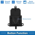thumbnail image 4 of Interruptor de ventana eléctrica del lado del pasajero Unique Bargains para Honda Civic 2006-2011 Interruptor de control de ventana No.35760SNAJ02ZA/35760SNAJ04ZA/DWS404 Negro, 4 of 7