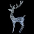 thumbnail image 3 of vidaXL XXL Acrylic Christmas Reindeer 250 LED 180 cm Cold white, 3 of 5