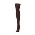thumbnail image 3 of MeMoi Natural Bamboo Blend Solid Color Opaque Tights - Womens - Female, Large/X-Large, Eggplant, 3 of 6