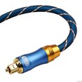 thumbnail image 1 of Cable Toslink de audio óptico digital EMK Cable de audio de fibra óptica de 5 m para DVD TV de alta fidelidad ZefeiWu 8390613026057, 1 of 1