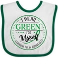 thumbnail image 3 of Inktastic I Wear Green for Myself- Cerebral Palsy Awareness Boys or Girls Baby Bib, 3 of 4
