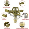 thumbnail image 5 of 360Degree Ground Insert Zinc Sprink Water Watering Sprinkler Sprayer Lawn Garden Yard, 5 of 8