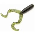 thumbnail image 2 of Yamamoto Gary Double Tail Grub 4", Watermelon w/ large black, 2 of 3