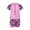 Pink Floral, variant on MSemis Kids Girls Athletic Swimsuit Two Piece Short Sleeve Rash Guard Swimwear Set Purple Fish Scales 14