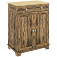 thumbnail image 1 of HOMCOM Kitchen Storage Cabinet, Sideboard Floor Cupboard with 2 Drawers, 1 of 10