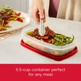 thumbnail image 3 of Rubbermaid EasyFindLids Meal Prep Containers, One Compartment, 5.5 Cup, 5 Pack, 3 of 5
