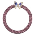 thumbnail image 5 of CTIRCHIU 1Pcs Pink Circular Push Start Button Decorative Ring Aesthetic Car Accessories, 5 of 7