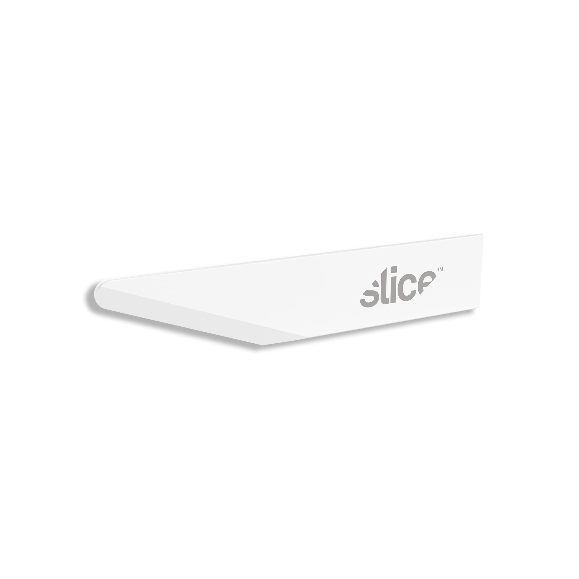 Slice 10518 Replacement Craft Knife Scalpel Blades - Straight Edge, Rounded Tip - Finger-Friendly, Micro Ceramic Safety Blade - Pack of 4