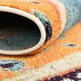 thumbnail image 3 of Unique Loom Crab Positano Rug Rust Red/Beige 9' x 12' 2" Geometric Beach/Nautical Perfect For Living Room Bed Room Dining Room Office, 3 of 6