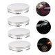 thumbnail image 4 of unbranded 4Ud Tapas Centrales De Plateadas Para Auto Con Curvo Metal Duradero Para, 4 of 8