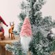 thumbnail image 1 of Teissuly Christmas Hanging Wood Ornaments, Hollow Wood Carving Gift Labels, Christmas Pendants, Wooden Christmas Ornaments, Faceless Elderly Ornaments Teissuly WER202311214846, 1 of 5