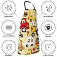 thumbnail image 5 of Kdxio Vehicles Apron with Pockets Adjustable Kitchen Aprons for Men Women Waterproof Aprons for Cooking,Drawing,Crafting, Baking Household Cleaning, 5 of 8