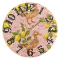 thumbnail image 5 of Duck with Lemon Wall Clock 10 inch Non-Ticking Easy to Read Decorative Clocks for Home Bedroom Living Room, 5 of 8