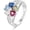 5 Names and 5 Birthstones, variant on Personalized 2-6 Heart Birthstone Mother Rings Custom Love Family Mom Name Ring Wedding Mother Days Birthday Jewelry Gifts for Women Grandma Daughter