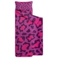 thumbnail image 2 of Pink and Black Of Leopard Print Toddler Nap Mats for Kids Preschool,Sleeping Mat Bag or Kids,Toddler Sleeping Bag,Toddler Nap Mat or Daycare, 2 of 6