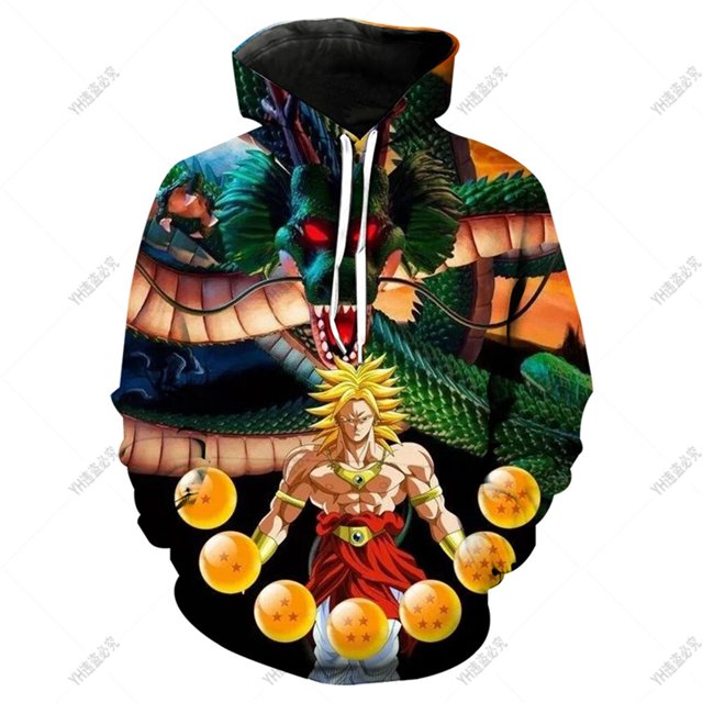 2023 año Dragon-Ball Z sudadera 4-14 años chico Sudadera con capucha Anime ropa Goku Sudadera con capucha niños niñas sudadera niño chándal ropa 100 Gao Jinjia LED