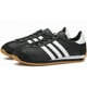 thumbnail image 1 of Ad-id-as Country OG Black Sneakers White Logo Originals Retro Trainers Men Size, 1 of 6
