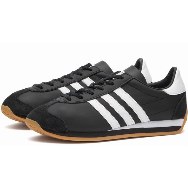 Ad-id-as Country OG Black Sneakers White Logo Originals Retro Trainers Men Size