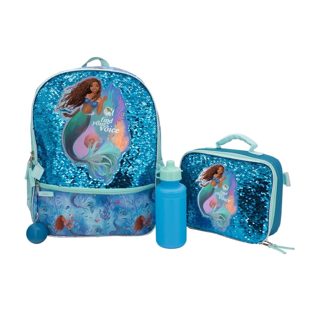 Set de mochilas Disney La Sirenita Movie para niñas