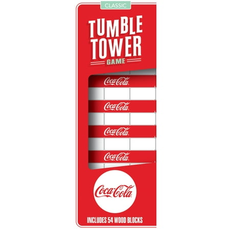 MasterPieces Games - Coca-Cola Wood Block Tumble Tower