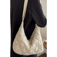 thumbnail image 2 of CoCopeaunts Women Quilted Shoulder Bag Lingge Down Tote Bag Winter Cotton Padded Adjustable Shoulder Straps Handbag for Women, 2 of 2