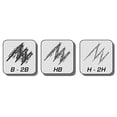 thumbnail image 2 of Maped Black Peps Triangular Graphite Pencil with Eraser, HB Lead, Black, 12 Count, 2 of 8