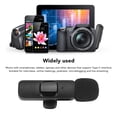thumbnail image 3 of Microphone Lavalier Sans Fil, Interface USB Type C Clip sur Microphone Réduction de Bruit Intelligente Appairage Automatique en Temps Réel pour Diffusion en Direct pour Ordinateur Portable, 3 of 7