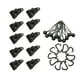 thumbnail image 1 of Juego de 10 clips para lona y 10 mosquetones resistentes, reutilizables y resistentes al viento para cañas de pescar, toldos de camping, cubiertas de, 1 of 8